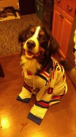 NY RANGERS!!!!!!!! Leo is an incredible supporter ;) 